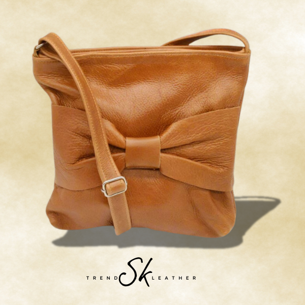 l1 (25) Bow Leather Sling Bag