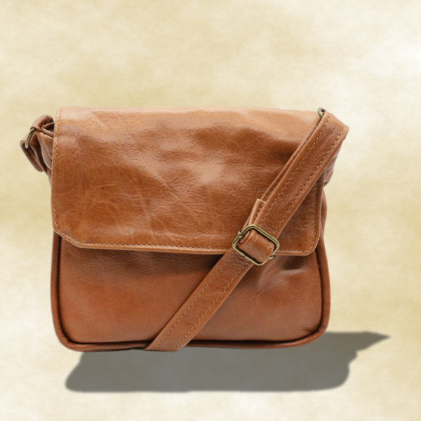 l1 (3) Flap Bag – Premium African Leather Crossbody